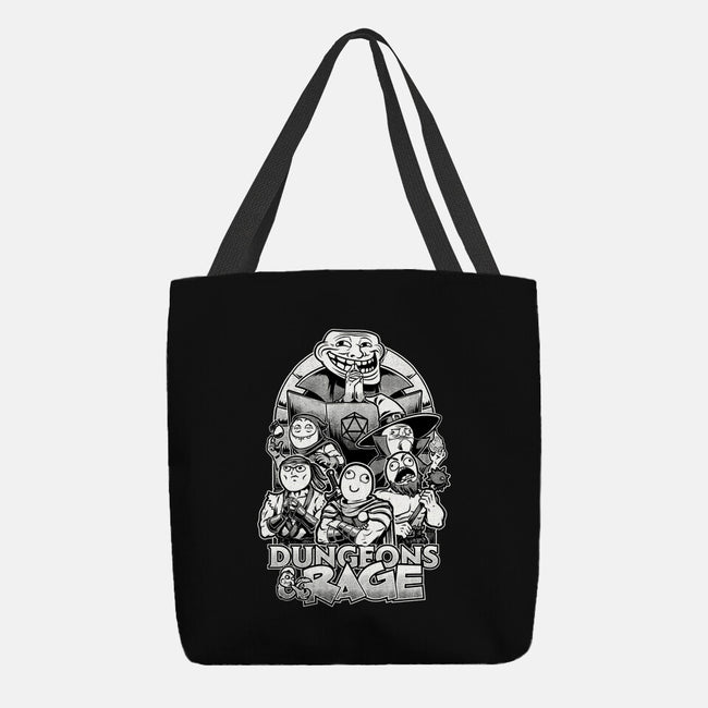 Dungeons And Rage Meme-None-Basic Tote-Bag-Studio Mootant