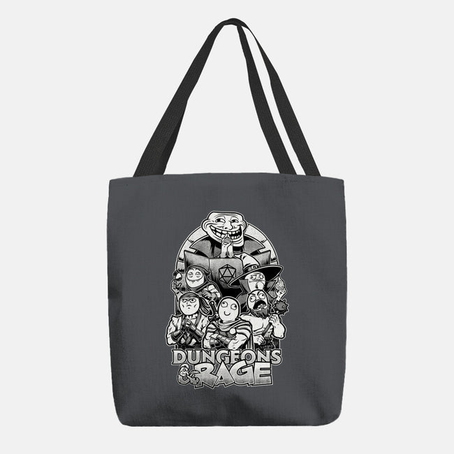 Dungeons And Rage Meme-None-Basic Tote-Bag-Studio Mootant