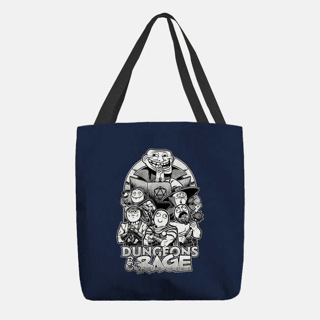 Dungeons And Rage Meme-None-Basic Tote-Bag-Studio Mootant