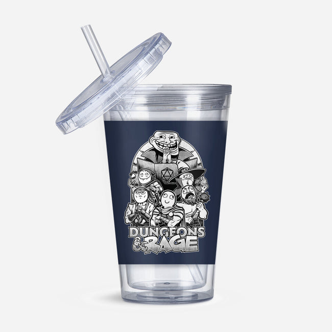 Dungeons And Rage Meme-None-Acrylic Tumbler-Drinkware-Studio Mootant