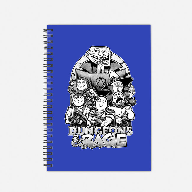 Dungeons And Rage Meme-None-Dot Grid-Notebook-Studio Mootant