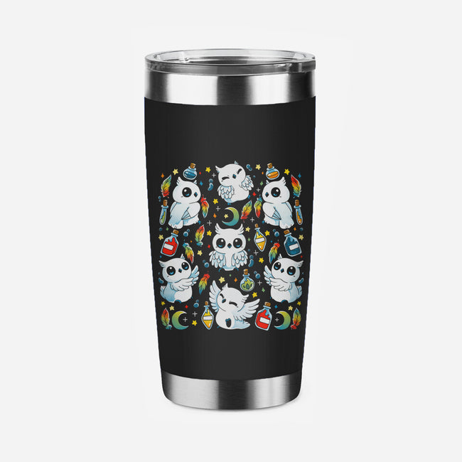 Owls Magic Potions-None-Stainless Steel Tumbler-Drinkware-Vallina84