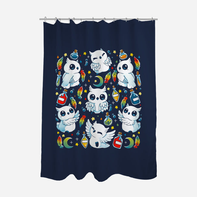 Owls Magic Potions-None-Polyester-Shower Curtain-Vallina84