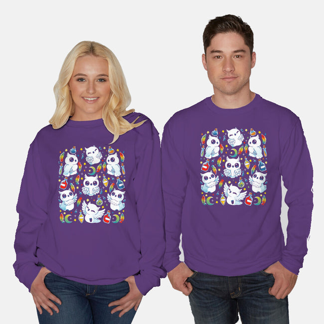 Owls Magic Potions-Unisex-Crew Neck-Sweatshirt-Vallina84