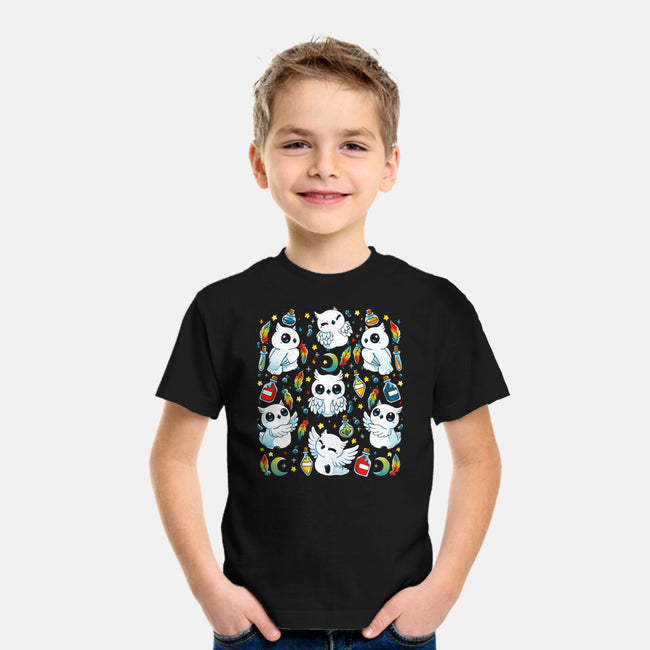 Owls Magic Potions-Youth-Basic-Tee-Vallina84