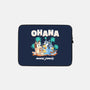 Bluey Ohana-None-Zippered-Laptop Sleeve-naomori