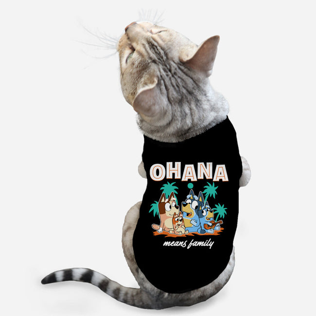 Bluey Ohana-Cat-Basic-Pet Tank-naomori