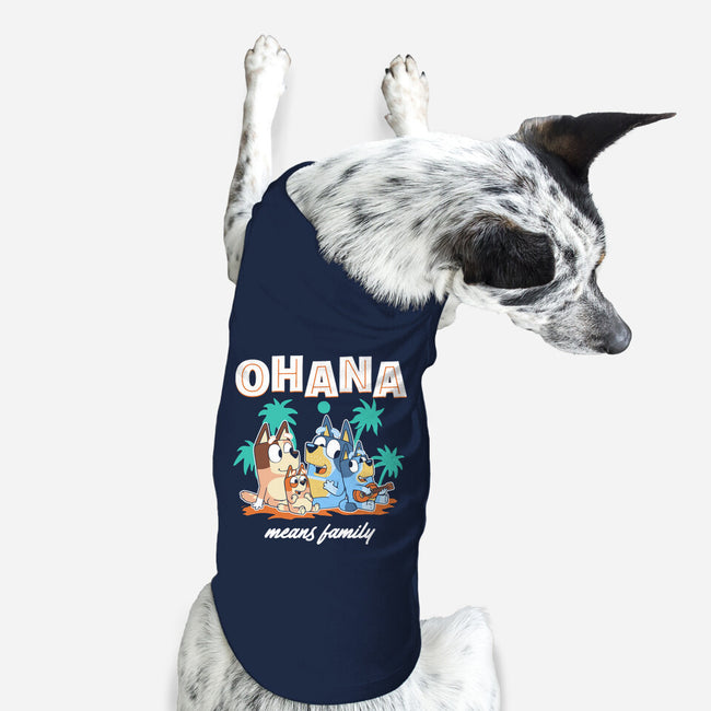 Bluey Ohana-Dog-Basic-Pet Tank-naomori