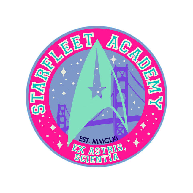 Starfleet Academy Varsity-None-Glossy-Sticker-Afire