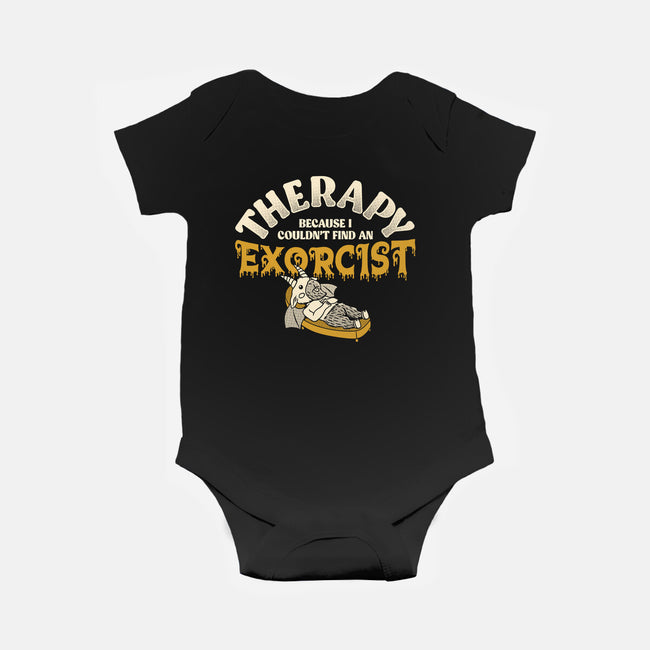 Couldn't Find An Exorcist-Baby-Basic-Onesie-tobefonseca