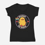 Queer As Duck Pride-Womens-V-Neck-Tee-tobefonseca