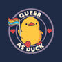 Queer As Duck Pride-Dog-Basic-Pet Tank-tobefonseca