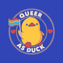 Queer As Duck Pride-None-Glossy-Sticker-tobefonseca