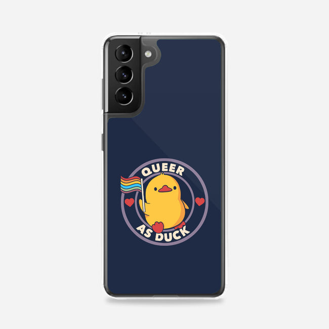 Queer As Duck Pride-Samsung-Snap-Phone Case-tobefonseca