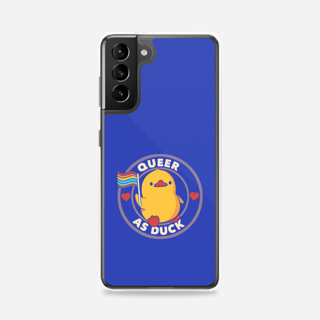 Queer As Duck Pride-Samsung-Snap-Phone Case-tobefonseca