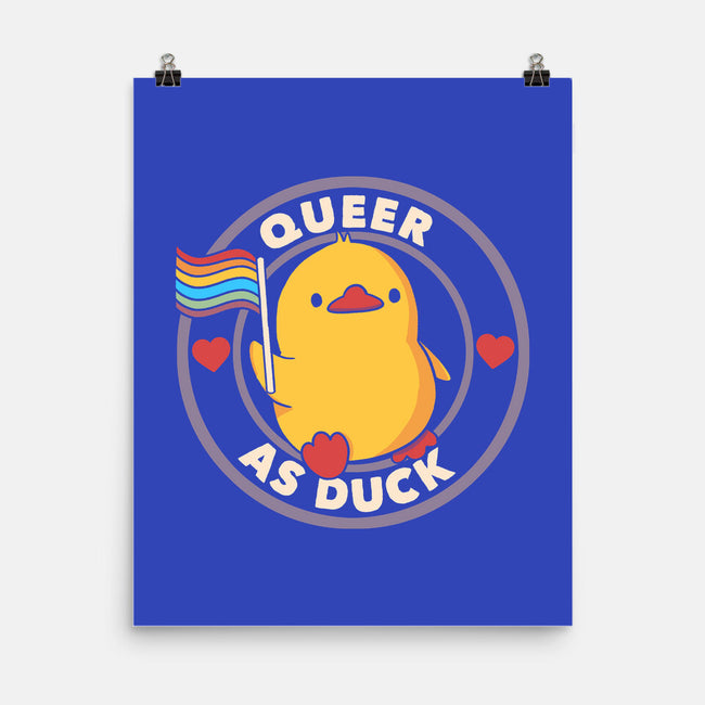 Queer As Duck Pride-None-Matte-Poster-tobefonseca