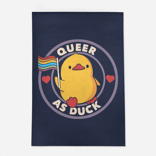 Queer As Duck Pride-None-Indoor-Rug-tobefonseca