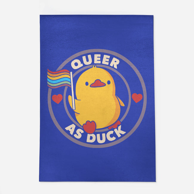 Queer As Duck Pride-None-Indoor-Rug-tobefonseca