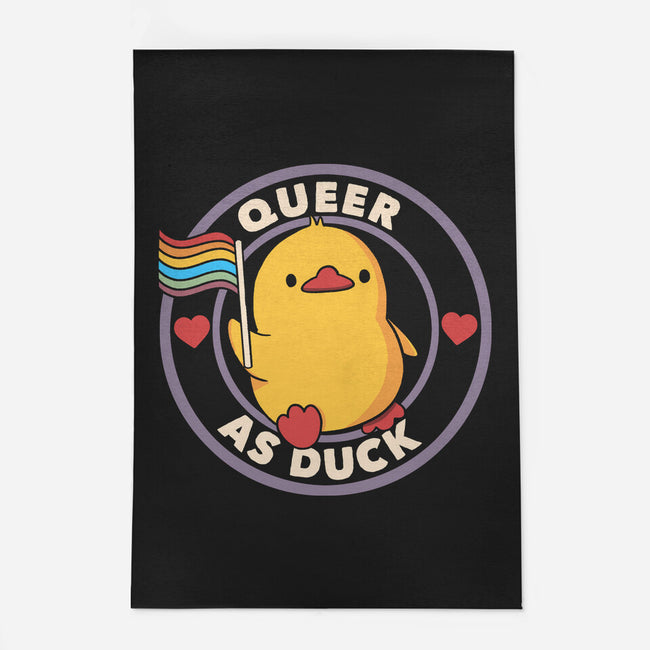 Queer As Duck Pride-None-Outdoor-Rug-tobefonseca