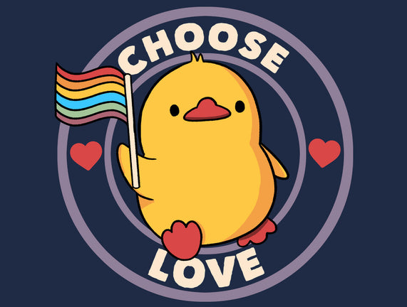 Choose Love Pride Duck