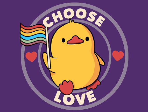 Choose Love Pride Duck