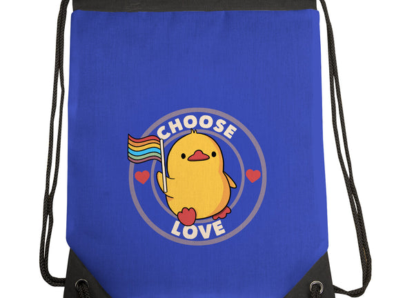 Choose Love Pride Duck