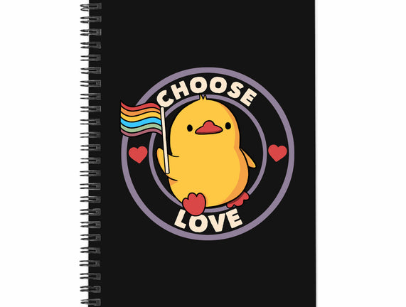 Choose Love Pride Duck