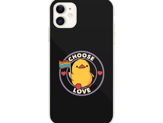 Choose Love Pride Duck