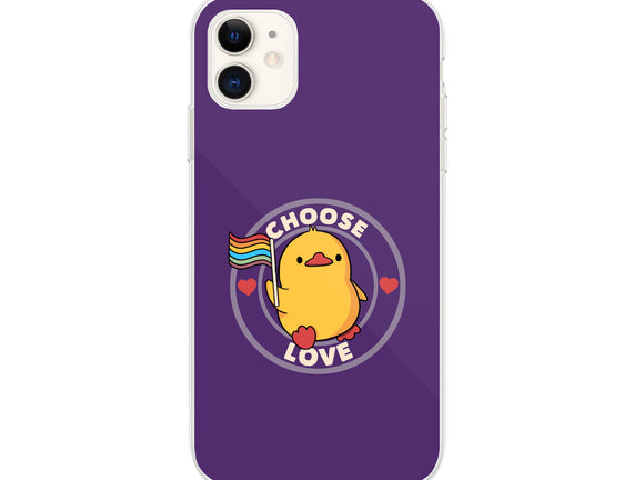 Choose Love Pride Duck