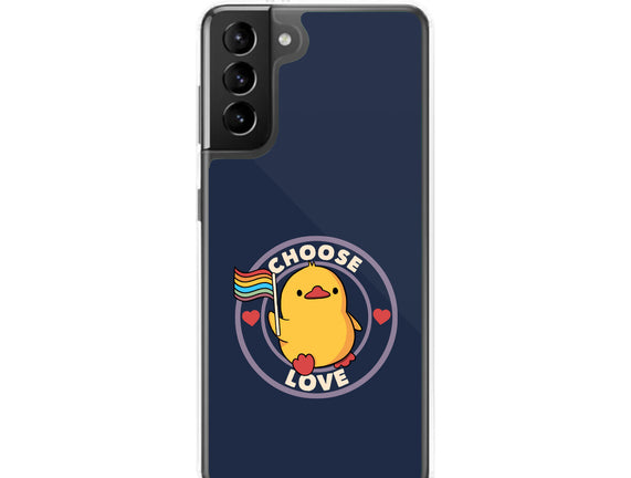 Choose Love Pride Duck