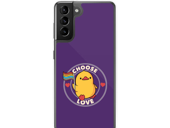 Choose Love Pride Duck