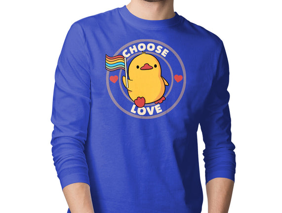 Choose Love Pride Duck