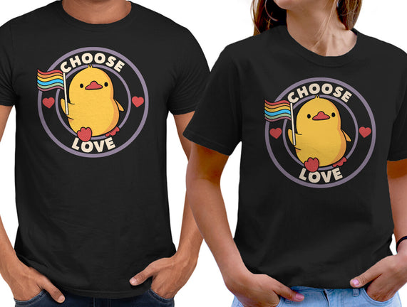 Choose Love Pride Duck