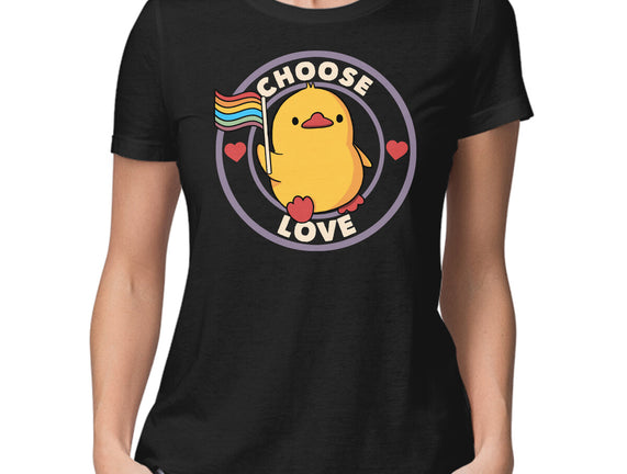 Choose Love Pride Duck