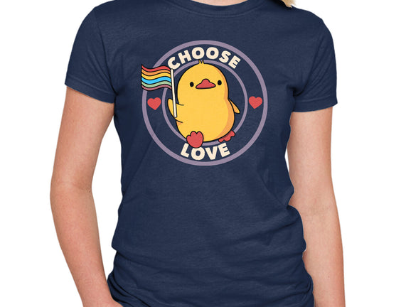 Choose Love Pride Duck