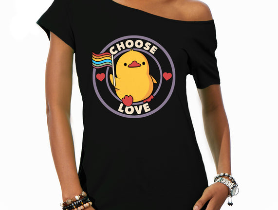 Choose Love Pride Duck