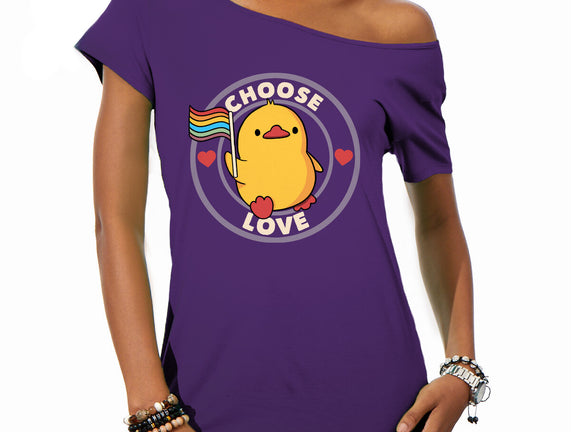 Choose Love Pride Duck