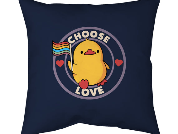 Choose Love Pride Duck