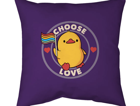 Choose Love Pride Duck