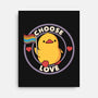 Choose Love Pride Duck-None-Stretched-Canvas-tobefonseca