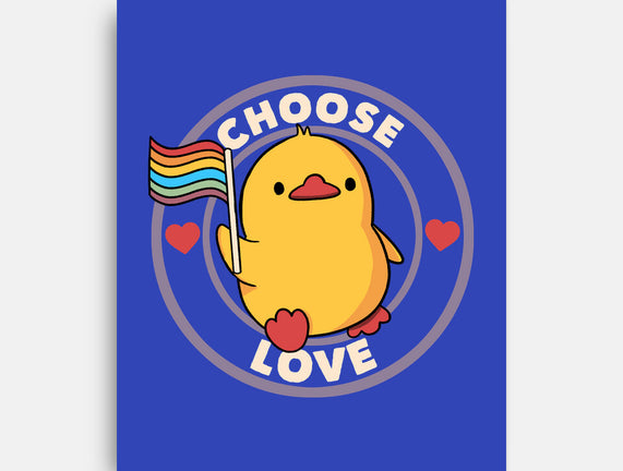 Choose Love Pride Duck