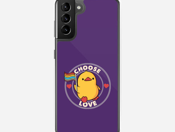 Choose Love Pride Duck