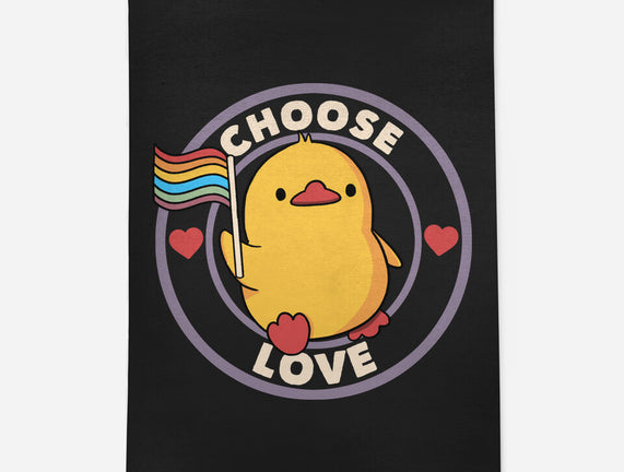 Choose Love Pride Duck