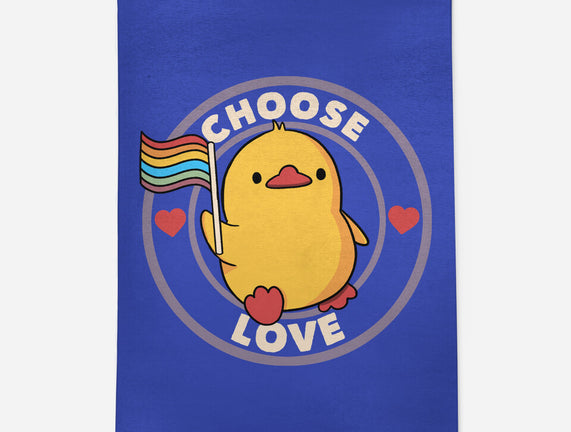 Choose Love Pride Duck