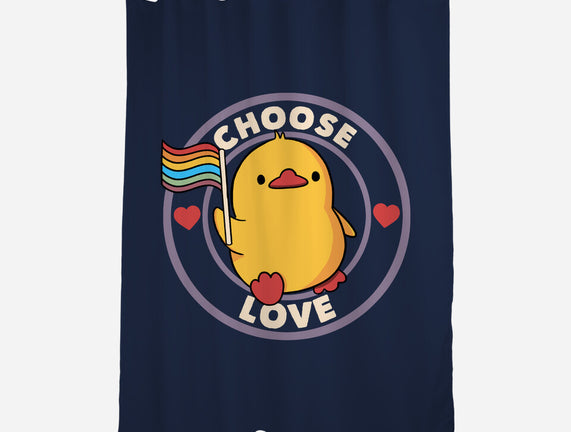 Choose Love Pride Duck