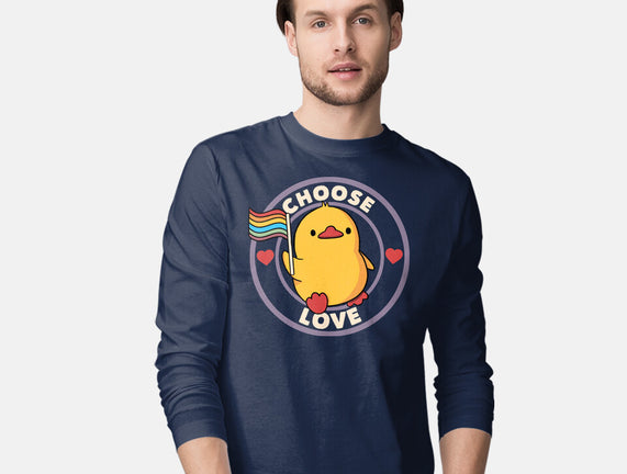 Choose Love Pride Duck