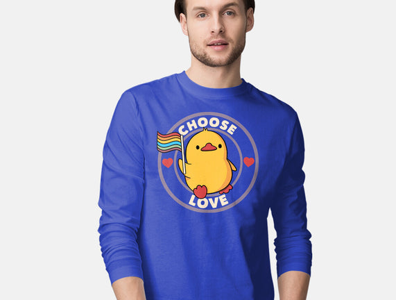 Choose Love Pride Duck