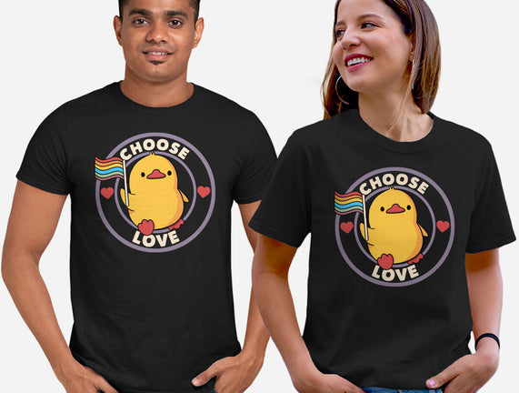 Choose Love Pride Duck