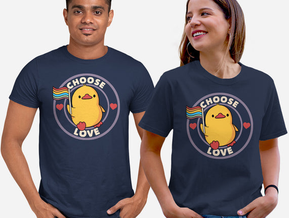 Choose Love Pride Duck