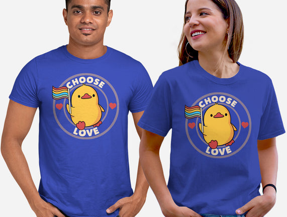 Choose Love Pride Duck